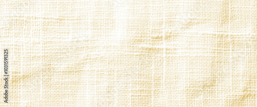 Vector background of natural linen canvas fabric texture background.
