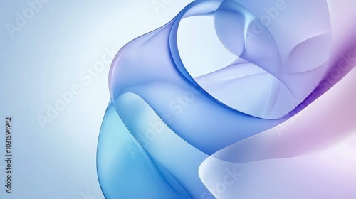 Abstract Blue and Purple Swirls, Elegant Background Design, Digital Art, 3D Rendering, Modern Aesthetics, Smooth Shapes, Creative Shapes, Minimalism, 