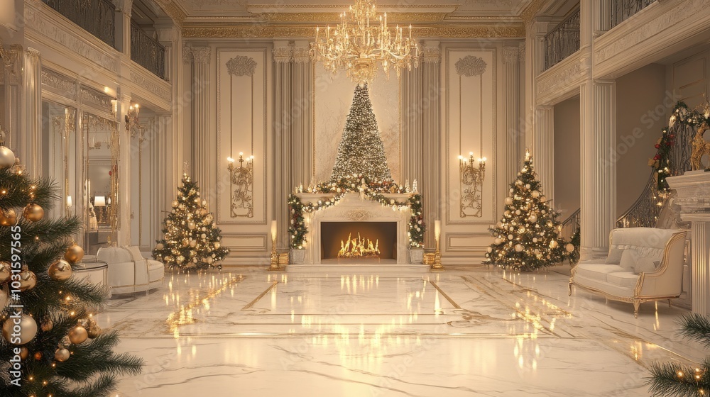 Christmas festival elegant decor image