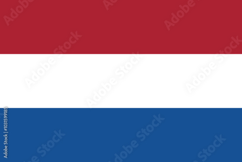 Free Download Normal flag of the European country of NETHERLANDS with original aspect ratio - GFXLoad