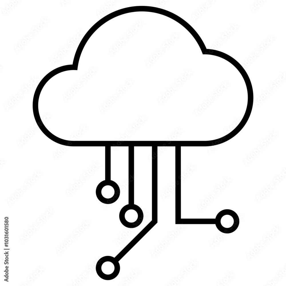 Cloud Data Vector Cloud Data Vector