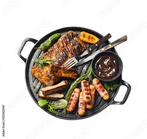 grilled chicken with vegetables