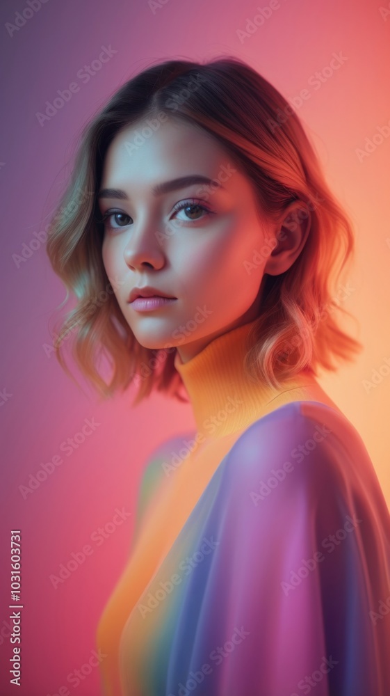 portrait of an angelic woman portrait of an angelic woman