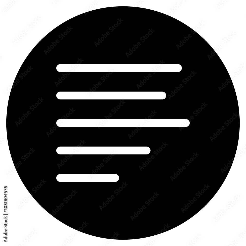 Editable paragraph left alignment vector icon. Part of a big icon set family. Perfect for web and app interfaces, presentations, infographics, etc Editable paragraph left alignment vector icon. Part of a big icon set family. Perfect for web and app interfaces, presentations, infographics, etc