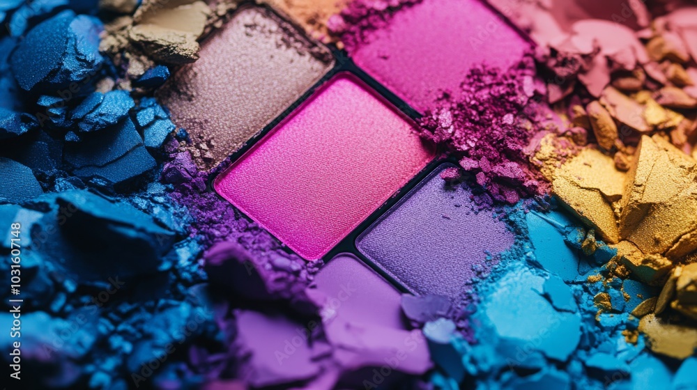 New matte eyeshadow palette with colorful shades New matte eyeshadow palette with colorful shades