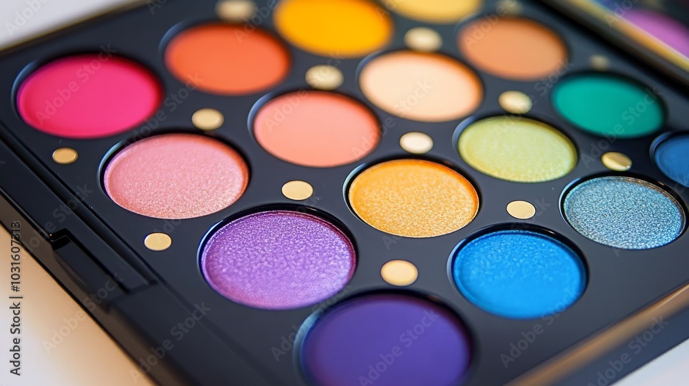 New matte eyeshadow palette with colorful shades New matte eyeshadow palette with colorful shades