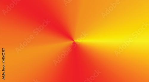 Vibrant red and yellow radial conic background with metallic effect for wallpaper, cover and post design