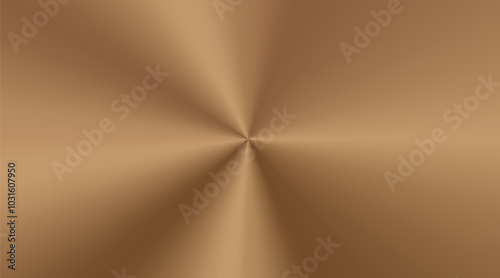 Brown radial gradient background creating soft metallic sheen effect for wallpaper and backdrop design
