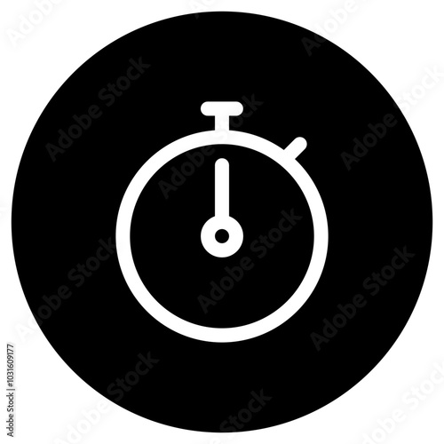 Editable vector stopwatch timer icon. Part of a big icon set family. Perfect for web and app interfaces, presentations, infographics, etc