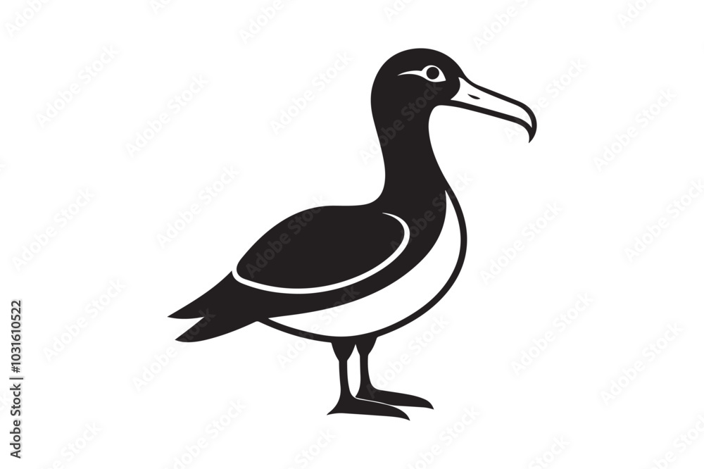 Albatross Silhouette Vector Illustration – Perfect for T-Shirts, Hoodies & Décor Albatross Silhouette Vector Illustration – Perfect for T-Shirts, Hoodies & Décor