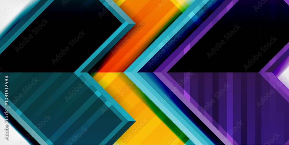 Arrow symbols created with 3d effects and line texture geometric abstract background Arrow symbols created with 3d effects and line texture geometric abstract background