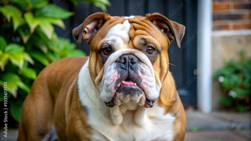 Cute Adult English Bulldog Cute Adult English Bulldog