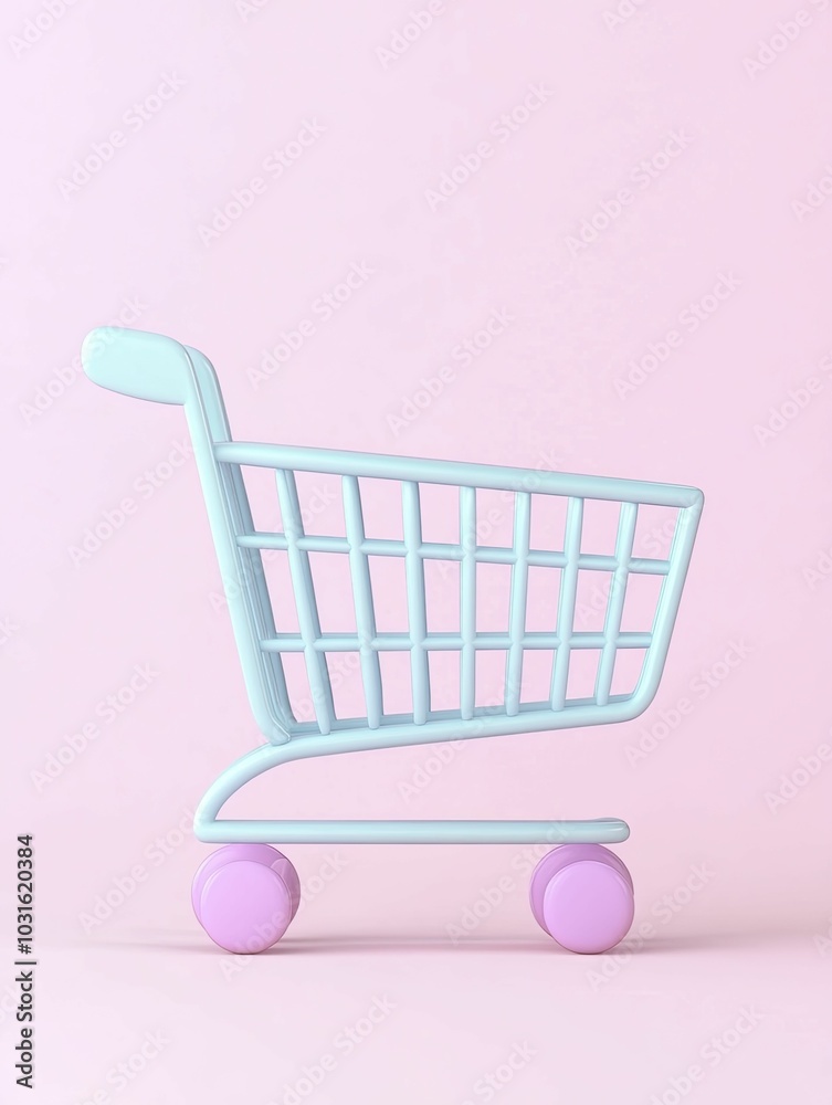 Shopping Cart on Vibrant Pink Background: A Playful and Eye-catching Representation of Retail, Consumerism, and Modern Shopping Experiences Shopping Cart on Vibrant Pink Background: A Playful and Eye-catching Representation of Retail, Consumerism, and Modern Shopping Experiences