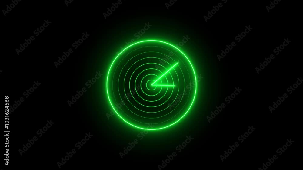 Neon glowing stopwatch animated icon design moving arrows. Clock with moving arrows. 4K Animation.. Neon glowing stopwatch animated icon design moving arrows. Clock with moving arrows. 4K Animation..