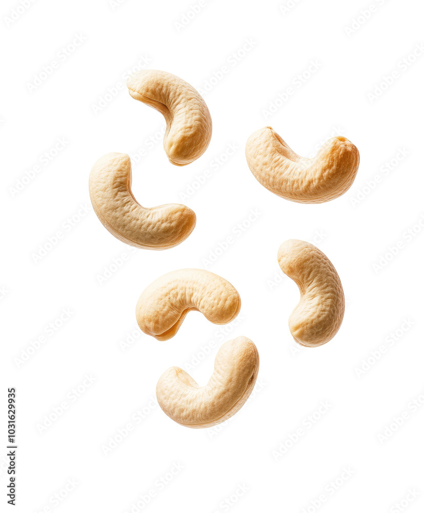 Fototapeta premium Cashew 0n transparent background 