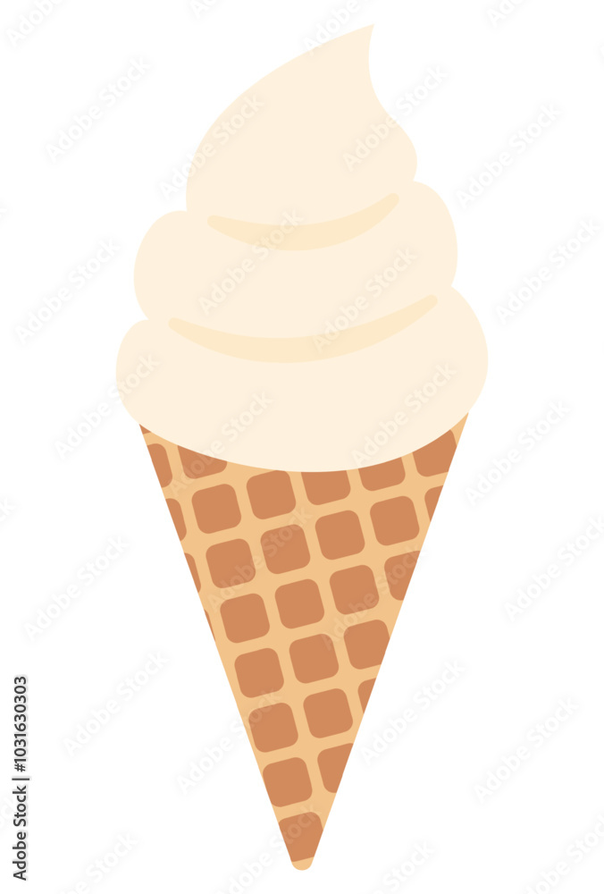 vector illustration of soft serve ice cream cone for banners, cards, flyers, social media wallpapers, etc. vector illustration of soft serve ice cream cone for banners, cards, flyers, social media wallpapers, etc.
