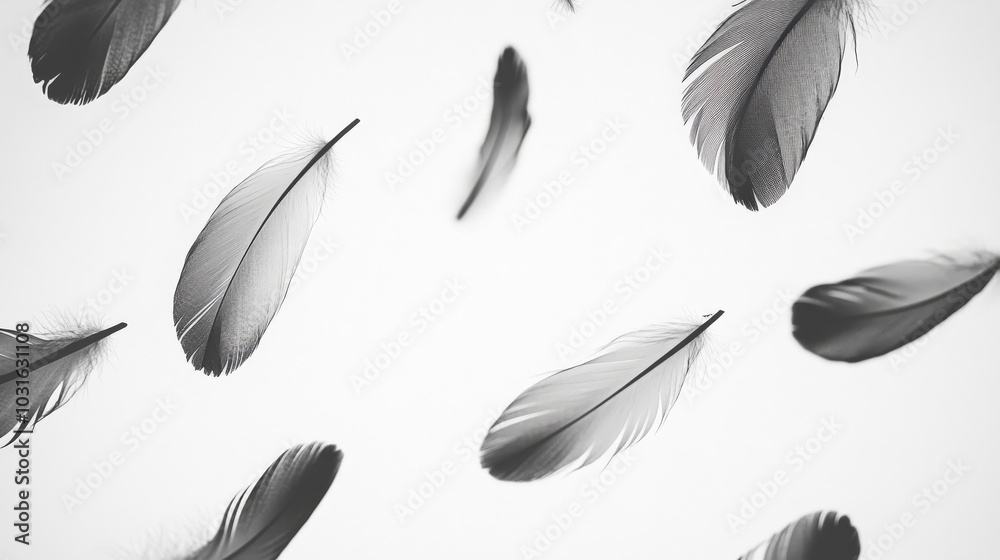 Feathers in Motion. Feathers in Motion.
