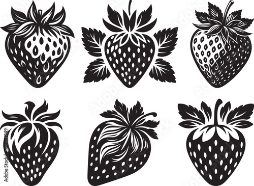 Strawberry vector illustration design and templates