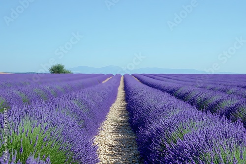 Lavender Fields, Rows of Purple Flowers, Scenic Beauty, Nature Scenery, Summer Landscape, Beautiful Lavender, Blooming Lavender