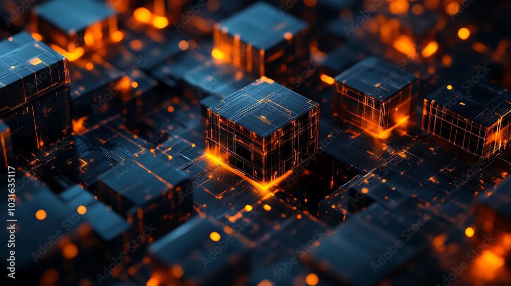 Digital information network flowing through advanced virtual reality environment Digital information network flowing through advanced virtual reality environment