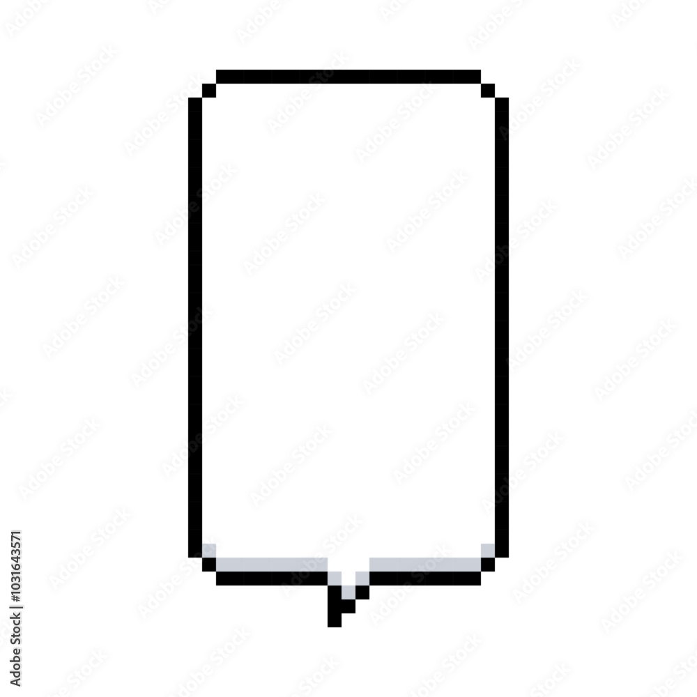 Pixel speech bubble. Pixel text box. Retro game chat frames. Message cloud. Bit dialog frame. Interface talk balloon. Vector illustration isolated on white background. Pixel speech bubble. Pixel text box. Retro game chat frames. Message cloud. Bit dialog frame. Interface talk balloon. Vector illustration isolated on white background.