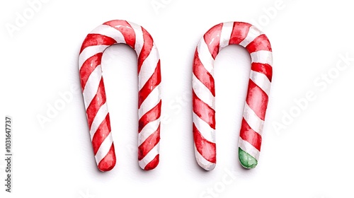 Delightful red and white candy canes perfect for holiday decorations and festive treats celebrating the sweetness of christmas cheer