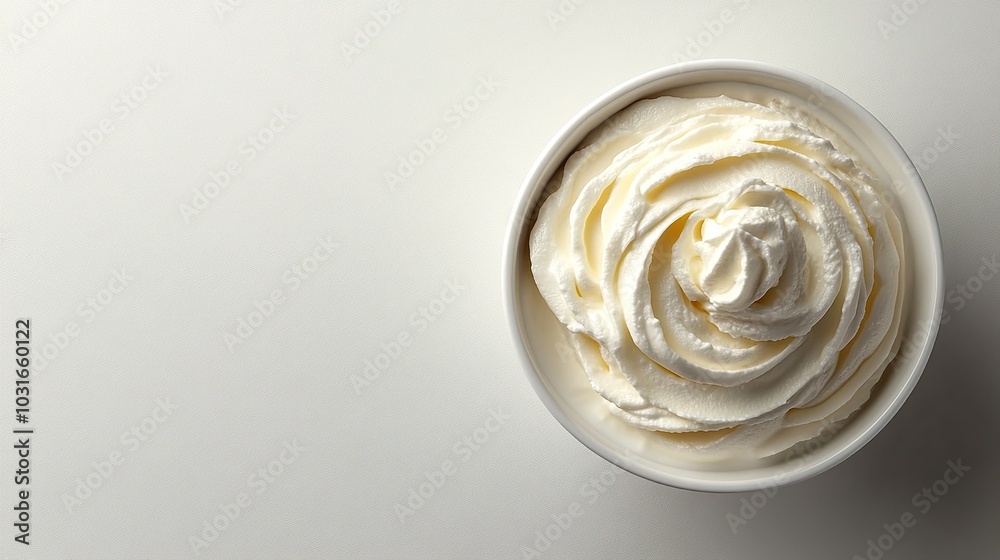 Whipped Cream in a Bowl Whipped Cream in a Bowl