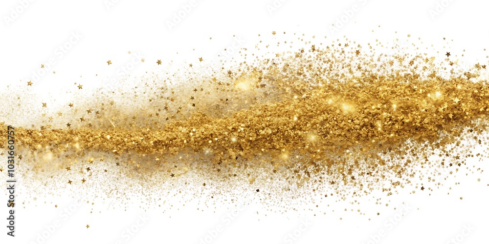 Floating Gold Dust Image. Shimmering Golden Particles. Gold Dust Isolated Display. Floating Gold Dust Image. Shimmering Golden Particles. Gold Dust Isolated Display.