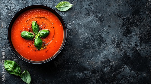 Delicious Tomato Soup with Basil