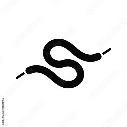 Initials Letter S Shoelaces Logo Design Inspiration photo