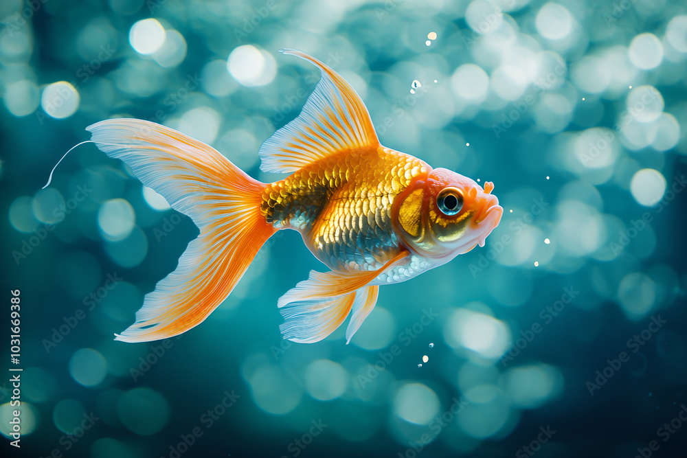 goldfish in water goldfish in water