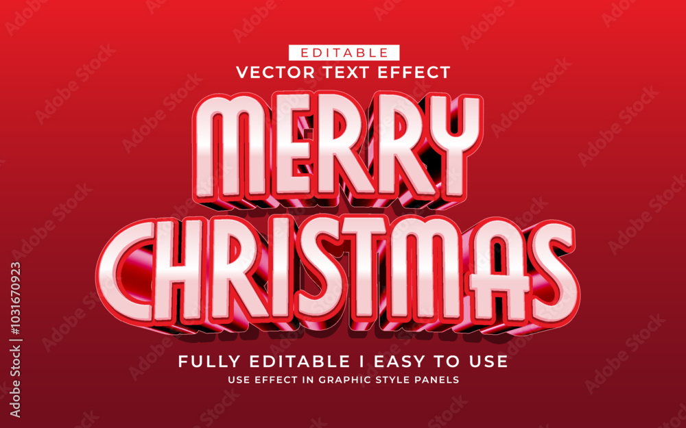 3d editable merry christmas text effect graphic style template 3d editable merry christmas text effect graphic style template