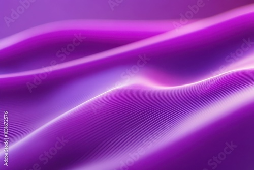 Wallpaper Mural Elegant purple flow with wavy gradient shapes, showcasing dynamic curves and a harmonious blend of colors in a modern design. Torontodigital.ca