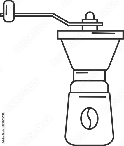 Cafe Set Equipment Line Icon