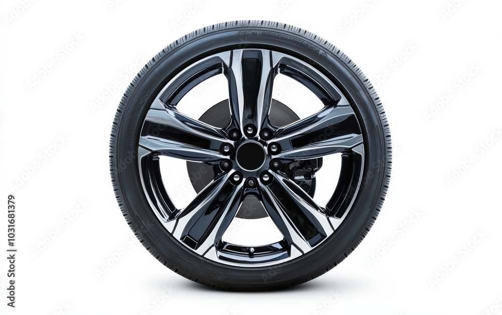 Wheels, tires and discs , Car tire isolated on white background Wheels, tires and discs , Car tire isolated on white background
