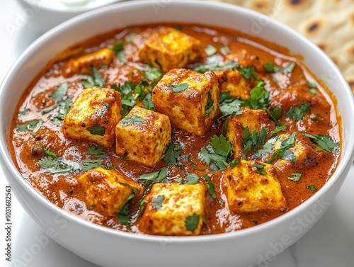 Delicious Paneer Curry in Rich Spiced Tomato Gravy