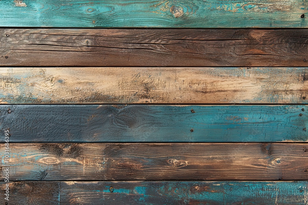 Fototapeta premium The old blue wood texture with natural patterns. background old blue wooden wall. Wooden wall, a rustic background for design