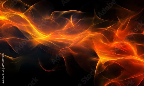 Fire_flames_on_black_background,generation AI