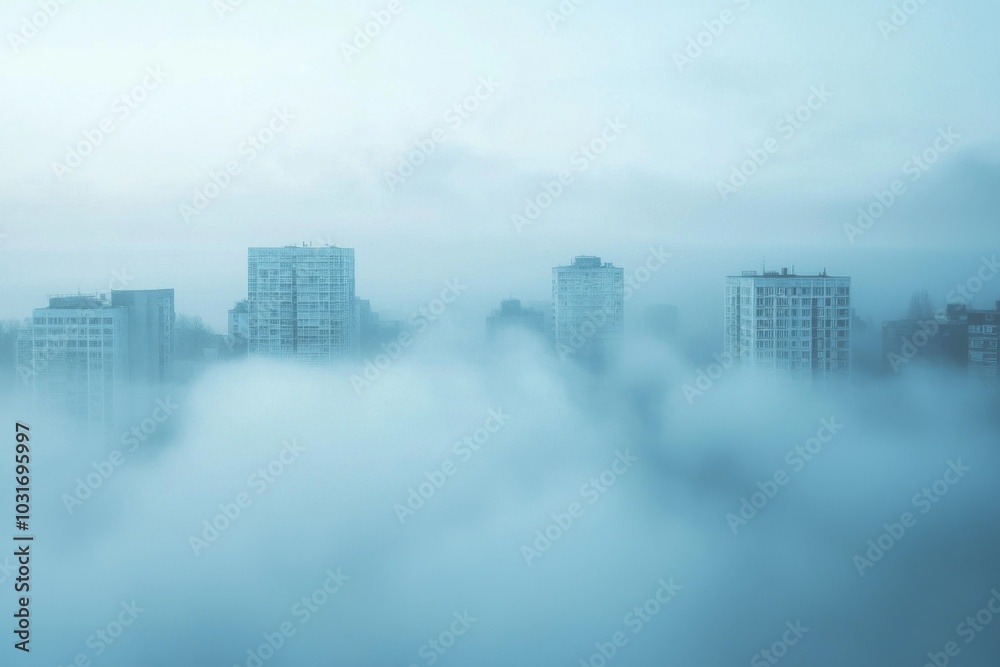 Fototapeta premium Fog Background in Nature