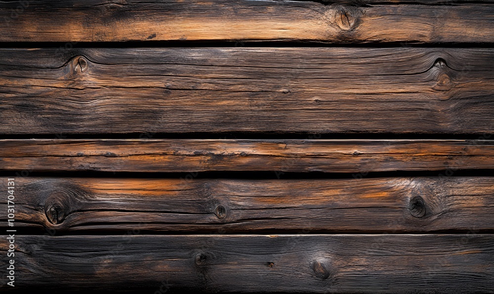 Naklejka premium Old_grunge_dark_textured_wooden_background,generation AI