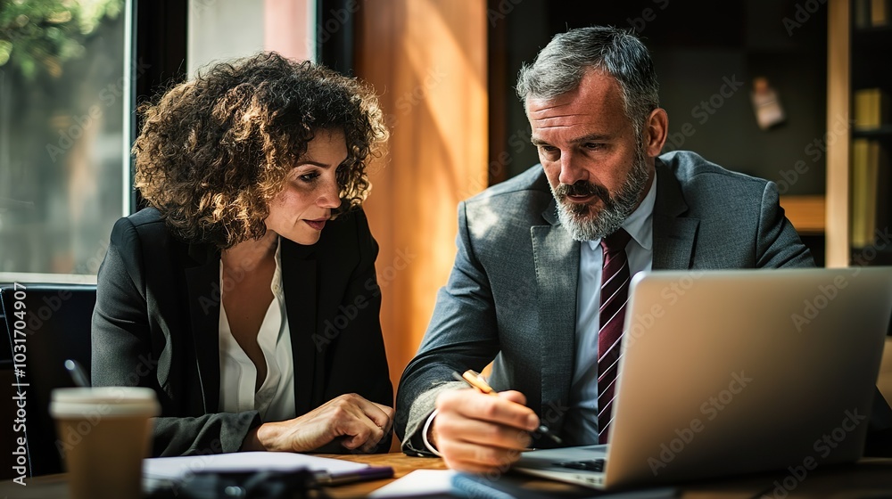 A career coach advising a professional on transitioning into a new occupation, offering guidance and support A career coach advising a professional on transitioning into a new occupation, offering guidance and support