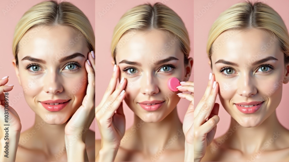 Application technique from brush to finger Application technique from brush to finger
