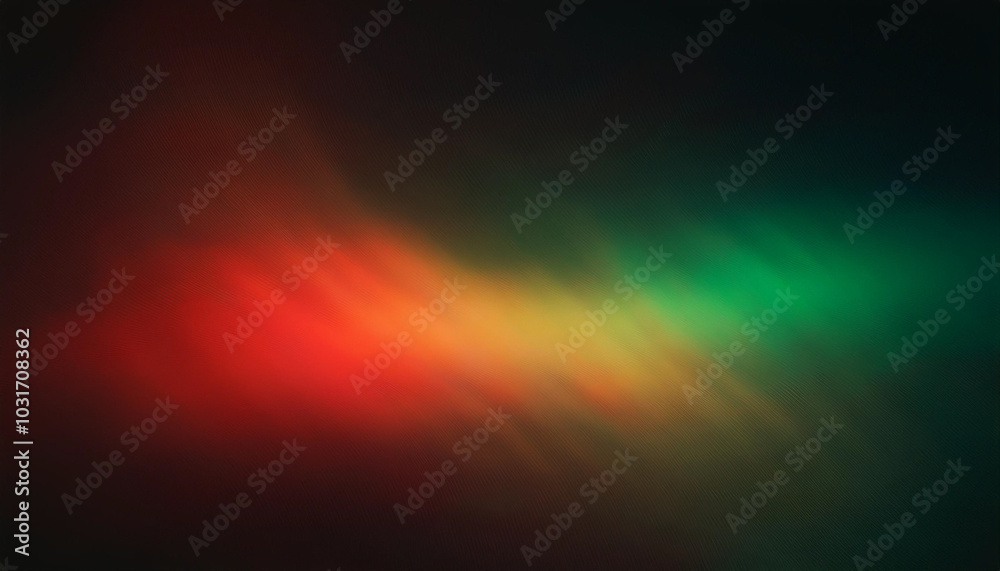 Defocused red green orange radiance soft texture on dark black abstract empty space background. Neon blur glow. Color light overlay. Copy space. Defocused red green orange radiance soft texture on dark black abstract empty space background. Neon blur glow. Color light overlay. Copy space.