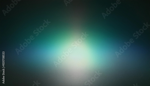 Defocused Dusty grey Luminous green Light blue radiance soft texture on dark black abstract empty space background. Neon blur glow. Color light overlay. Copy space.