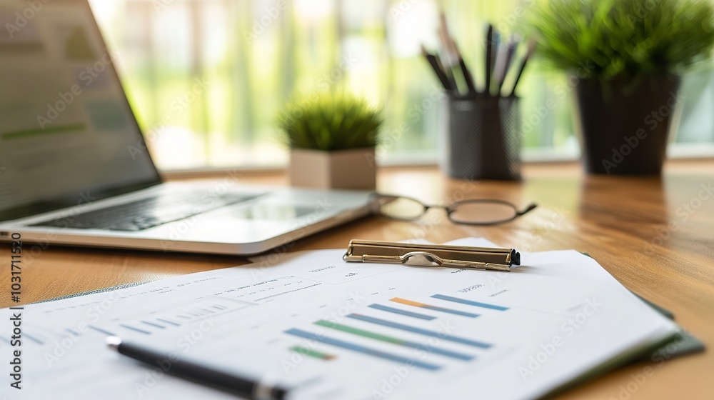 A skills assessment report on a desk, highlighting the qualifications needed for specific occupations in various industries A skills assessment report on a desk, highlighting the qualifications needed for specific occupations in various industries