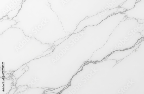 White statuario marble stone texture with beige details used for ceramic and porcelain walls and floor tiles.