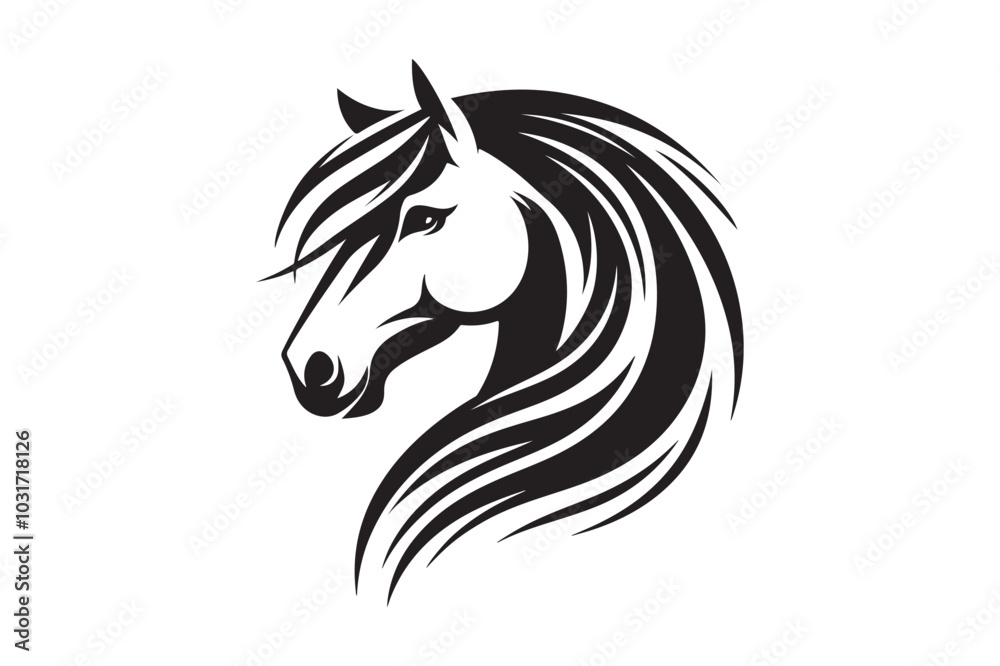 Fototapeta premium Horse head logo 48.eps