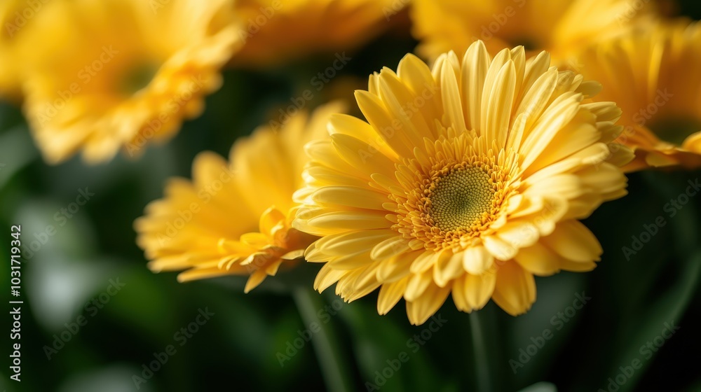 A cluster of bright yellow flowers beautifully captured in natural light, offering a vibrant display of nature's artistry and capturing the essence of warmth and joy. A cluster of bright yellow flowers beautifully captured in natural light, offering a vibrant display of nature's artistry and capturing the essence of warmth and joy.
