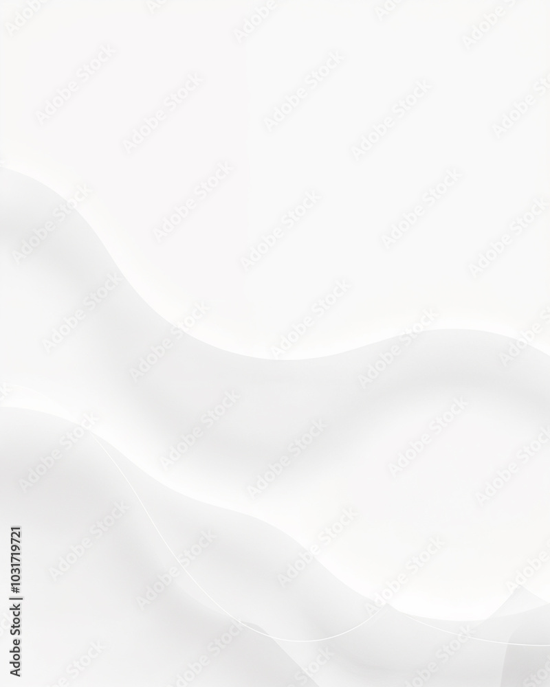 Soft White Abstract Waves background Soft White Abstract Waves background