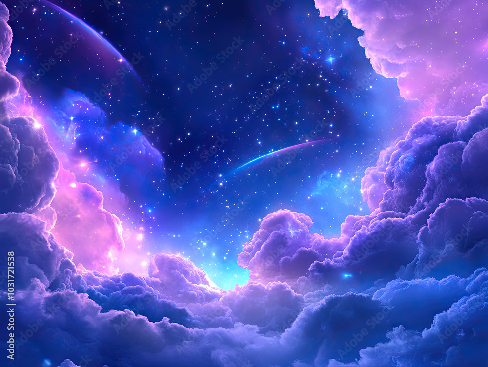 Midnight Sky Background Deep Indigo Clouds and Glimmering Stars for Captivating Nightscapes Midnight Sky Background Deep Indigo Clouds and Glimmering Stars for Captivating Nightscapes